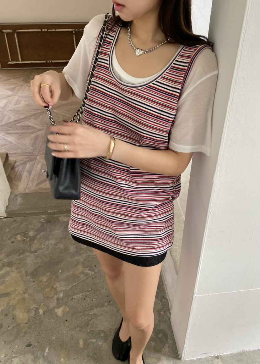 OUPPT東大門代購女裝新款休閑時尚熱賣推薦吊帶背心不含內搭OUPPT吊帶/背心