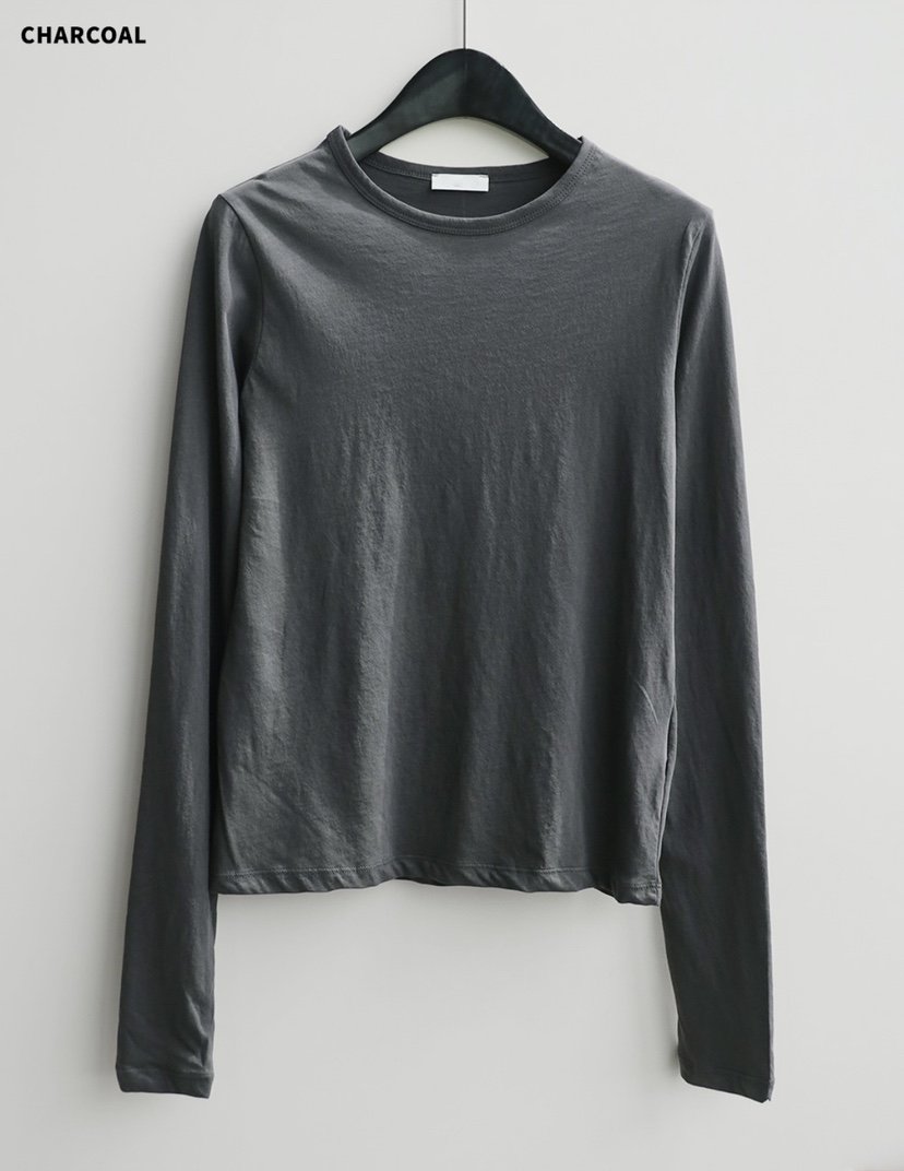 CURVY韓國直郵女裝新款26春夏，26夏季休閑時尚熱賣長袖T恤CURVY長袖T恤