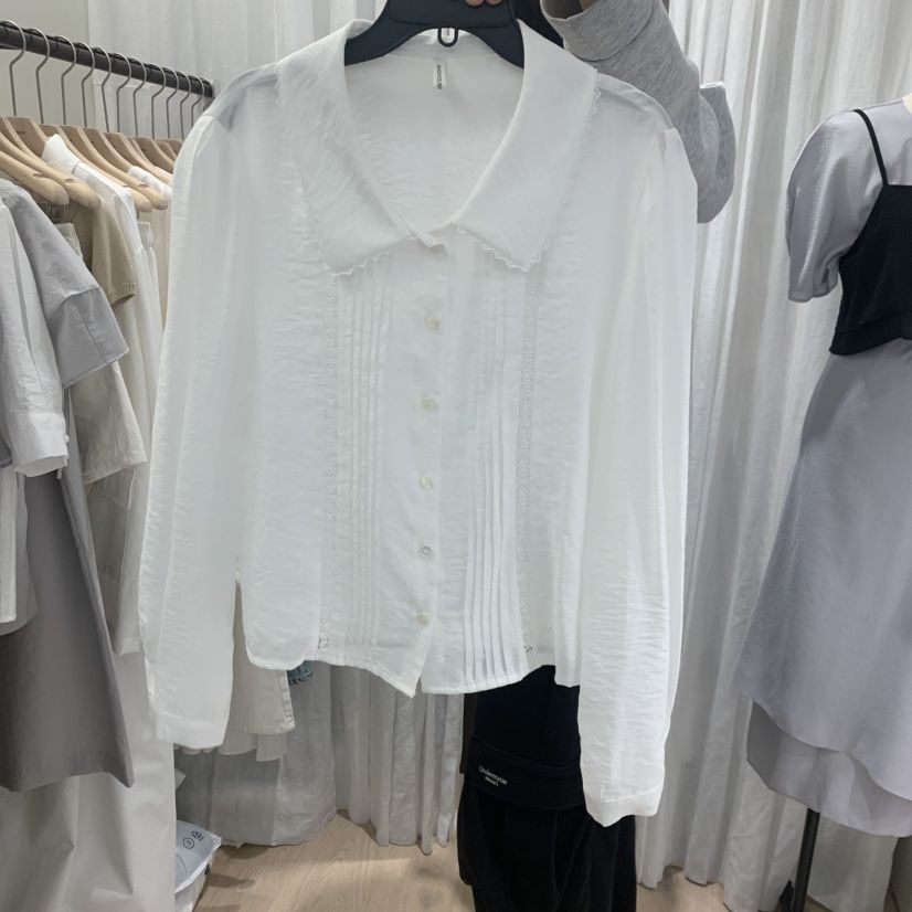 ANDYOUBROWN韓國直郵女士新款時尚職業休閑人氣襯衫蕾絲衫ANDYOUBROWN襯衫/蕾絲衫