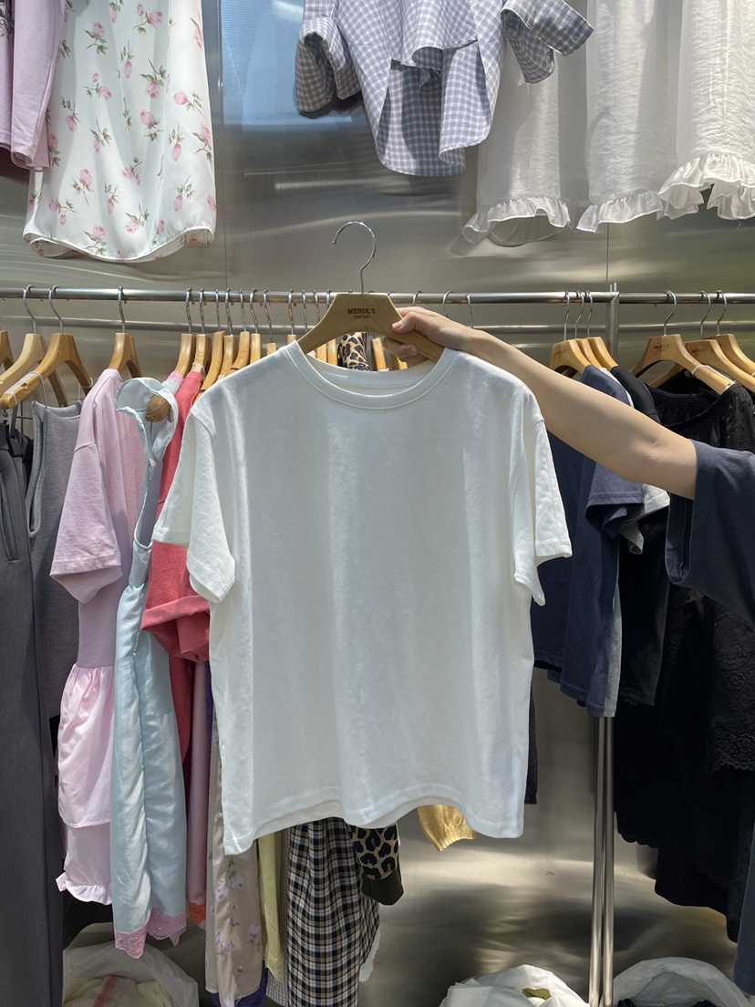 MENDL S東大門實拍韓國女裝新款時尚推薦人氣休閑26春夏，26夏季T恤MENDL ST恤