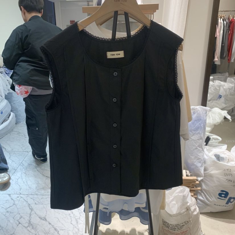 RAWROW韓國直郵女士新款人氣推薦熱賣職業休閑襯衫蕾絲衫RAWROW襯衫/蕾絲衫