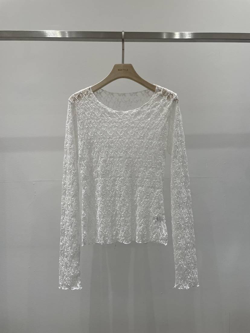 RE STYLE-Q東大門實拍韓國女裝新款時尚推薦襯衫蕾絲衫RE STYLE襯衫/蕾絲衫