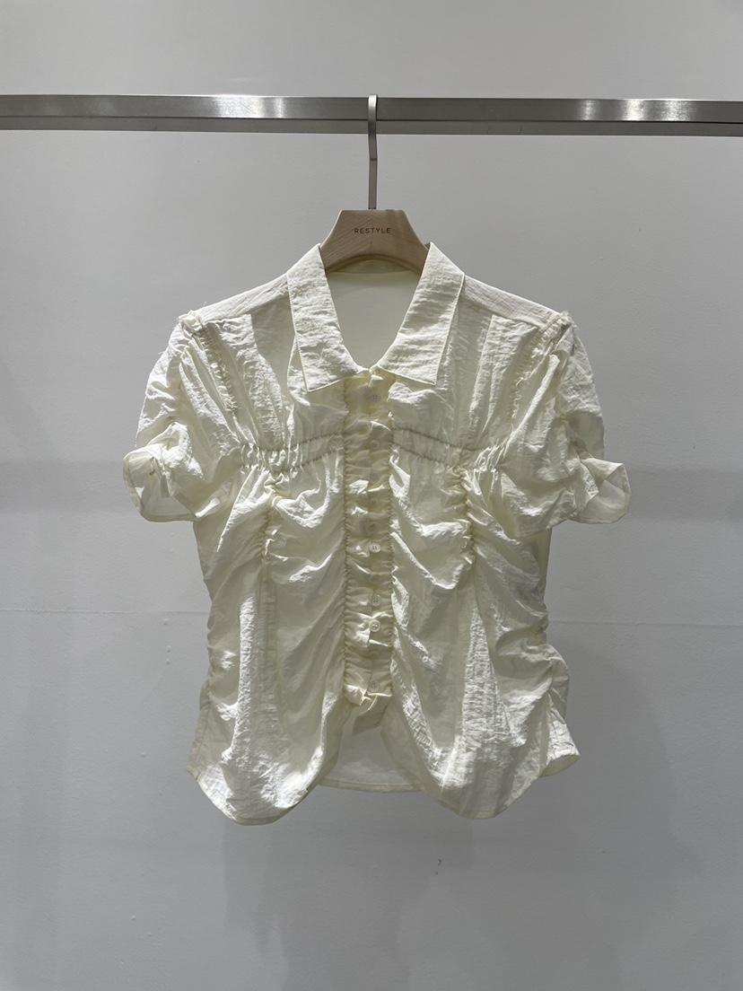 RE STYLE-Q韓國直郵女裝新款時尚休閑推薦人氣襯衫蕾絲衫RE STYLE襯衫/蕾絲衫