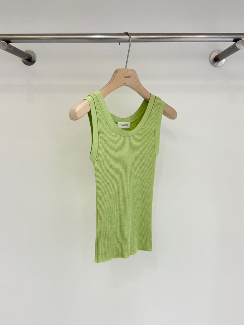 TOOGOOD韓國直郵實拍女裝新款26春夏，26夏季吊帶背心圓領羅紋TOOGOOD吊帶/背心