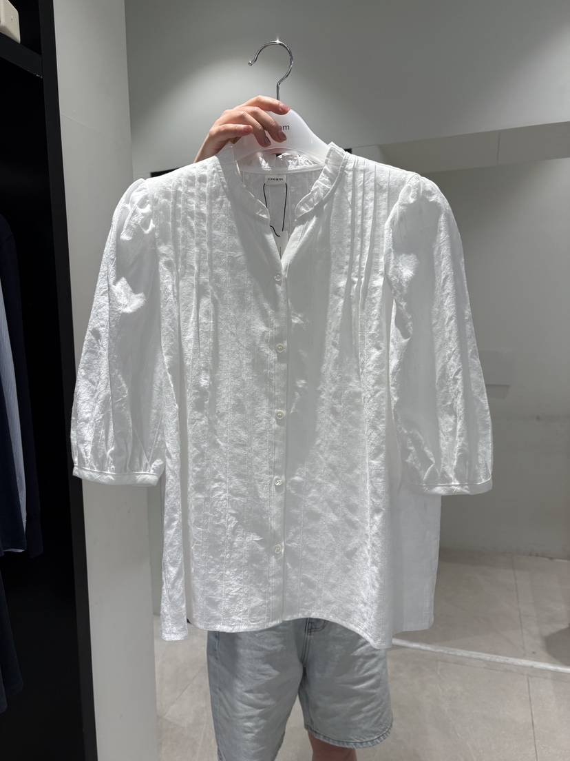 CREAM-P韓國直郵女裝新品推薦職業時尚休閑26春夏，26夏季襯衫蕾絲衫CREAM-P襯衫/蕾絲衫