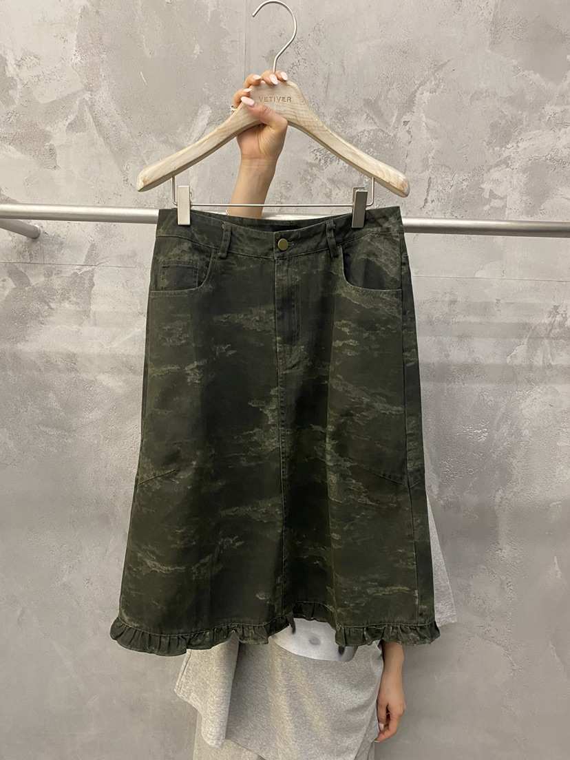 THE VETIVER-A韓國東大門直郵女士新品推薦半身裙中短裙VETIVER半身裙/中短裙