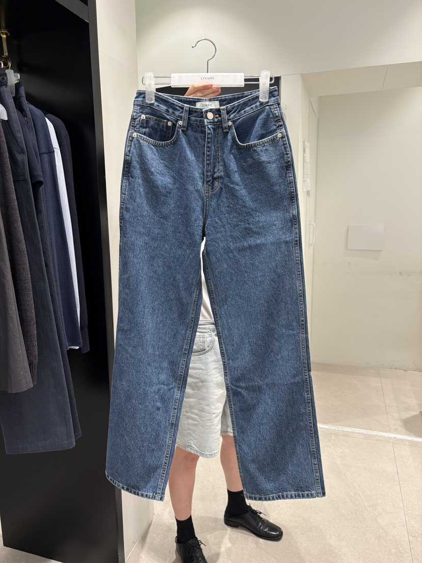 CREAM-P韓國代購女裝新品職業休閑推薦時尚人氣熱賣牛仔褲CREAM-P牛仔褲