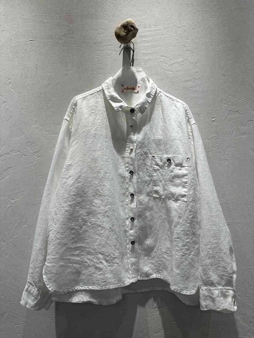 AT NOTE韓國東大門直郵女士新款推薦人氣襯衫蕾絲衫亞麻AT NOTE襯衫/蕾絲衫