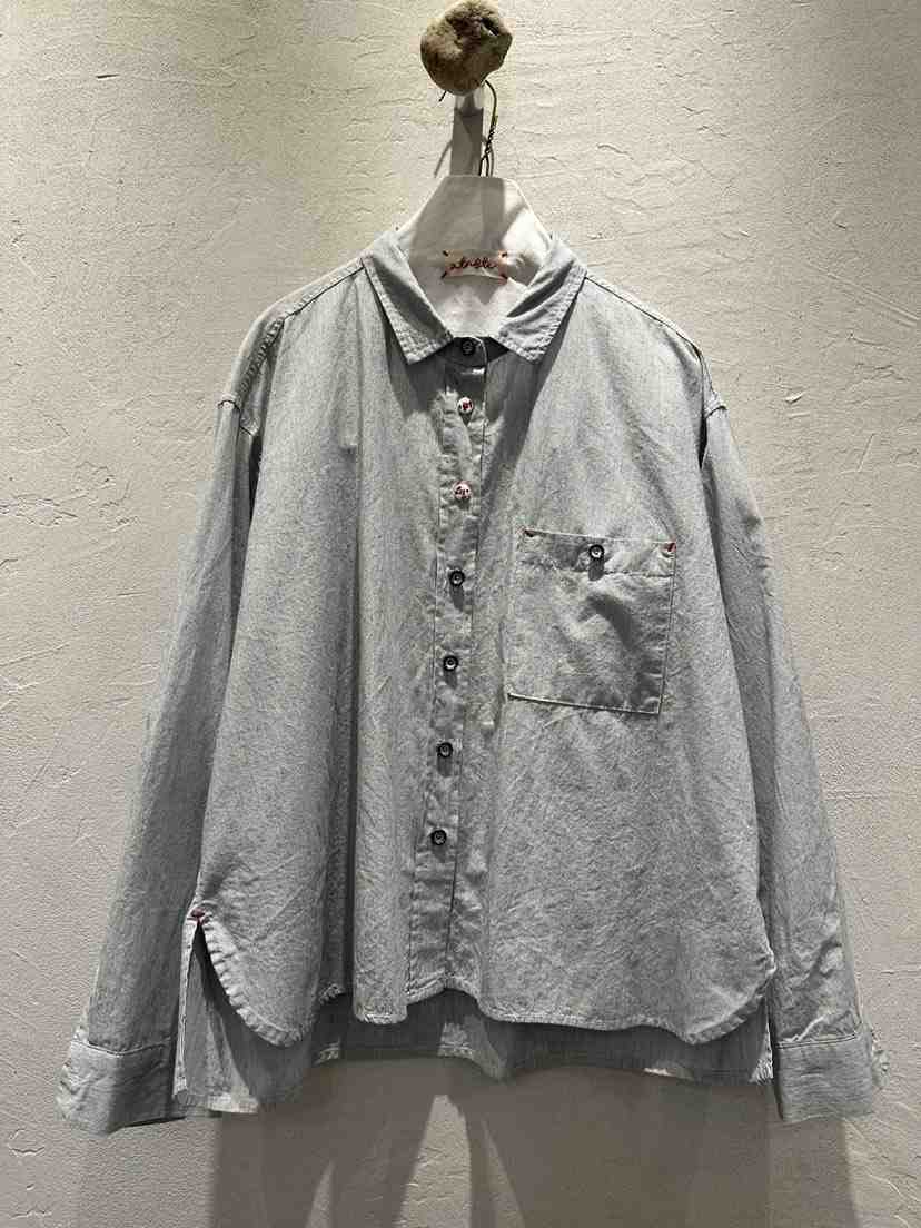 AT NOTE韓國直郵女士新款休閑26春夏，26夏季襯衫蕾絲衫條紋AT NOTE襯衫/蕾絲衫