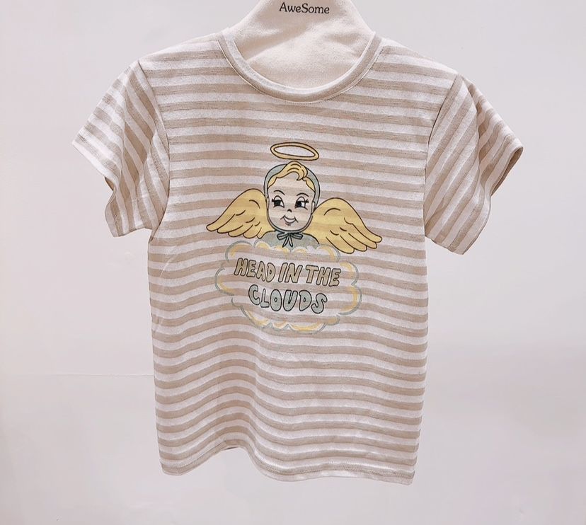 AWESOME-P韓國直郵實拍女裝新款職業休閑26春夏，26夏季T恤AWESOME-PT恤