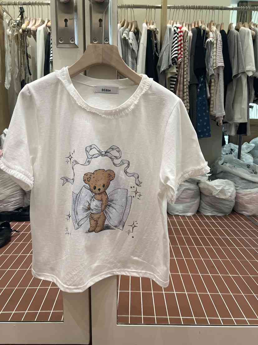 BE&amp;BE韓國直郵實拍女士新品人氣熱賣推薦時尚26春夏，26夏季T恤BE&beT恤