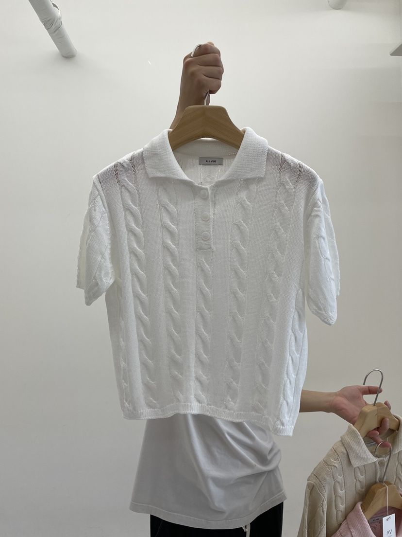 ALLVIBE韓國直郵女士新款職業推薦26春夏，26夏季人氣針織衫ALLVIBE針織衫