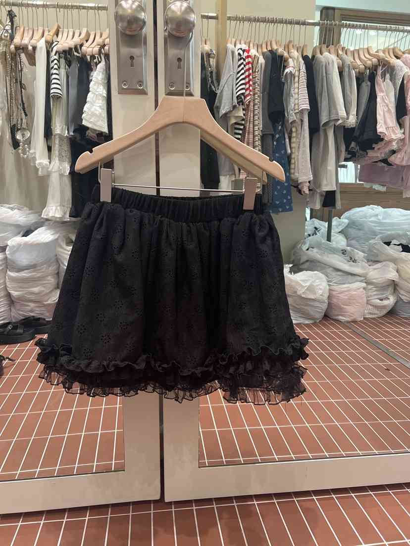 BE&amp;BE韓國東大門代購女士新品時尚人氣熱賣短裙蕾絲BE&be短裙