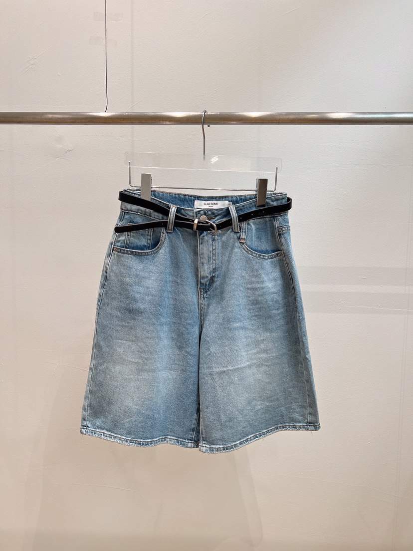 GLAD SOME韓國東大門代購女裝新品職業推薦短褲不含腰帶GLAD SOME短褲