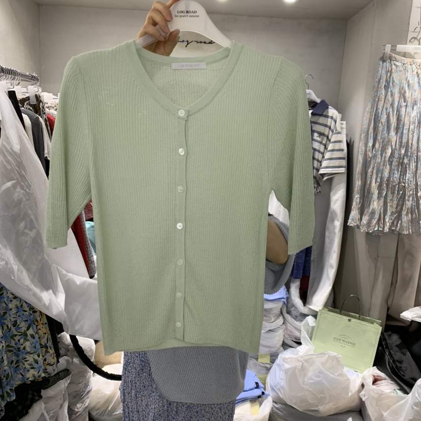 LOGROAD韓國代購女裝新品熱賣時尚休閑26春夏，26夏季針織衫LOG ROAD針織衫