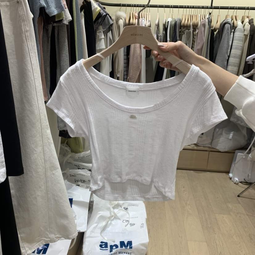 MEMOIRE韓國直郵女裝新品時尚26春夏，26夏季推薦人氣T恤MEMOIRET恤