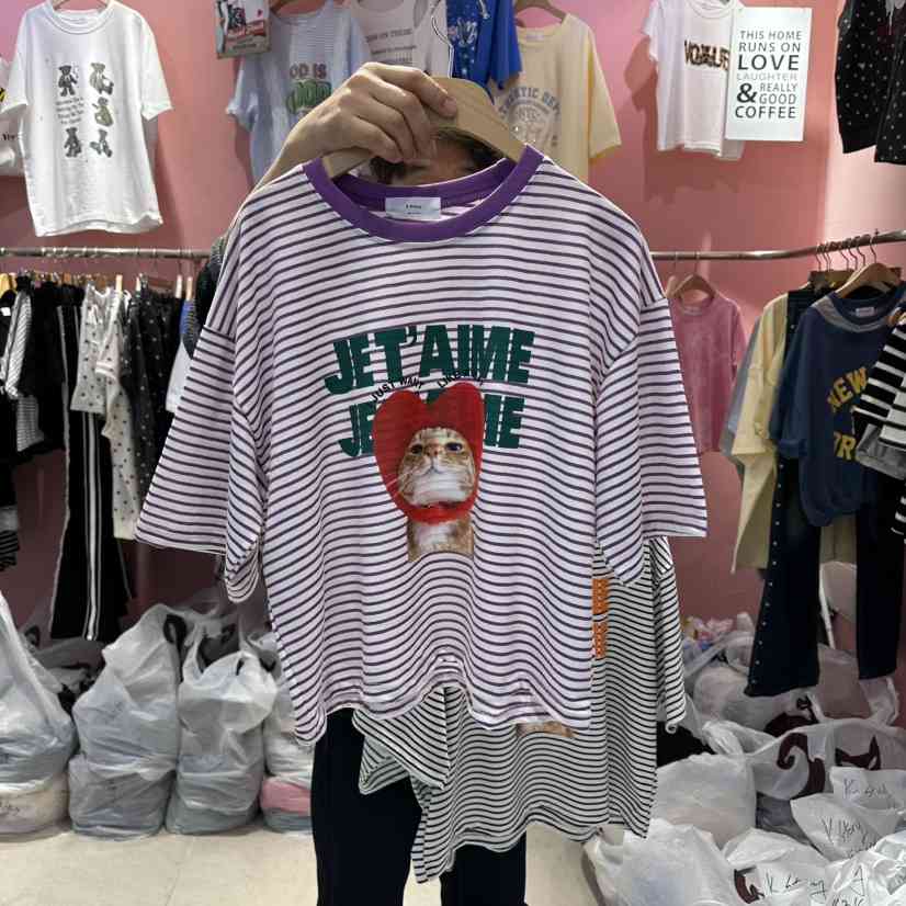 K STORY韓國直郵女士新品時尚26春夏，26夏季休閑推薦T恤K STORYT恤