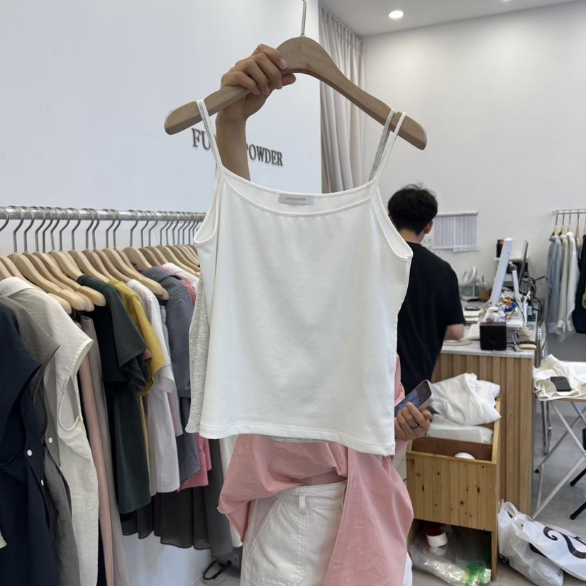 FUNNY POWDER東大門實拍韓國女士新款人氣職業時尚吊帶背心THE FUNNY吊帶/背心