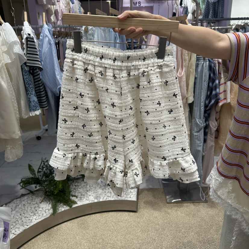 VIRUS韓國直郵實拍女裝新品職業休閑推薦時尚26春夏，26夏季短褲絲帶VIRUS短褲