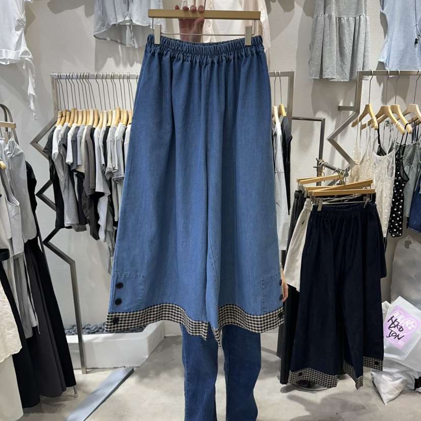 HIPTIQUE韓國東大門代購女士新款人氣26春夏，26夏季休閑褲紐扣HIPTIQUE休閑褲