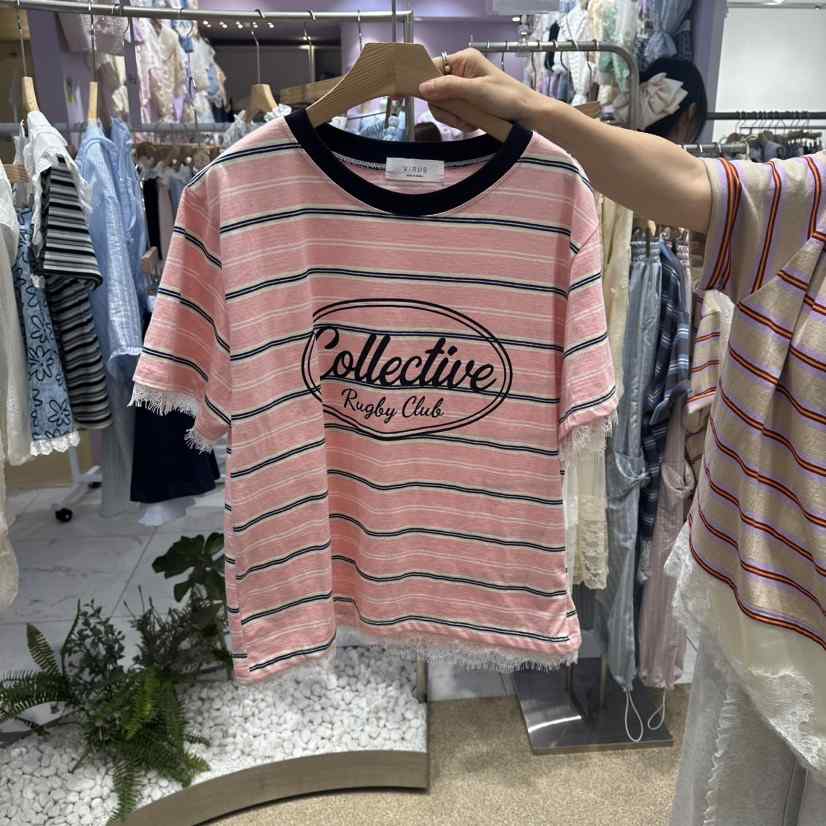 VIRUS韓國直郵實拍女裝新品推薦休閑時尚26春夏，26夏季T恤VIRUST恤