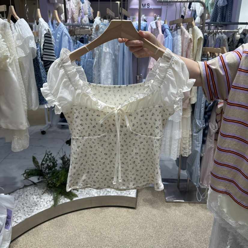 VIRUS東大門實拍韓國女裝新款休閑熱賣26春夏，26夏季襯衫蕾絲衫VIRUS襯衫/蕾絲衫