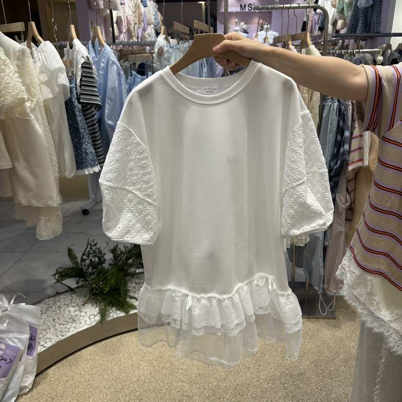 VIRUS東大門代購女士新款時尚真品職業推薦休閑26春夏T恤VIRUST恤