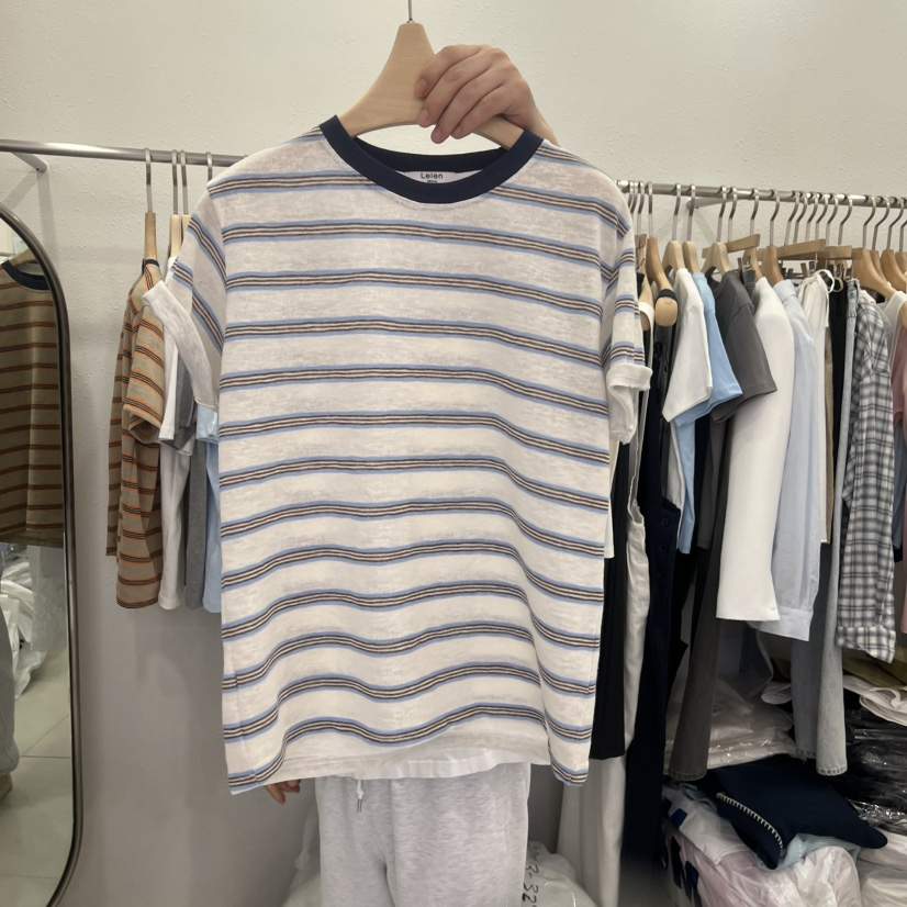 LELEN韓國代購女士新款時尚推薦人氣26春夏，26夏季T恤亞麻LELENT恤