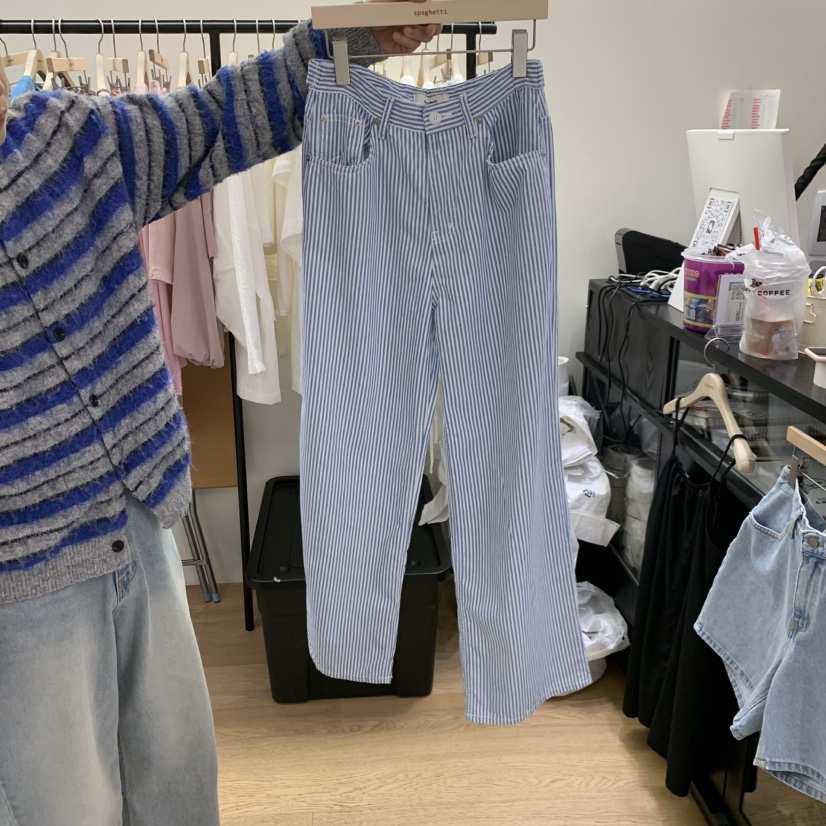 SPAGHETTI韓國東大門代購女裝新品推薦休閑26春夏，26夏季休閑褲spaghetti休閑褲