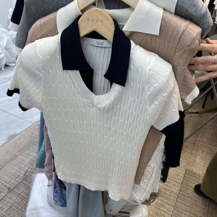BEEN-A韓國代購女裝新款休閑推薦職業熱賣時尚人氣針織衫BEEN-A針織衫