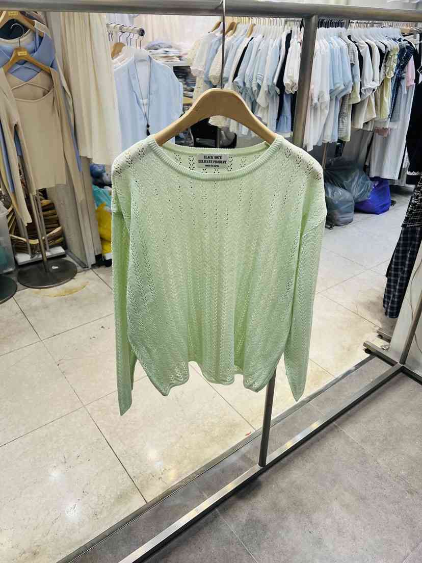 BLACK NOTE韓國直郵女裝新款時尚人氣26夏季休閑推薦針織衫BLACK NOTE針織衫