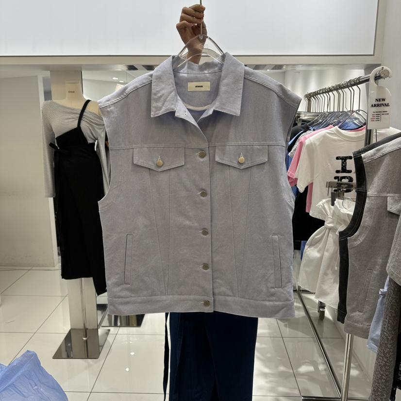 JENNIE韓國直郵女士新款26春夏熱賣時尚26夏季推薦休閑馬甲JENNIE/VENEFIT馬甲