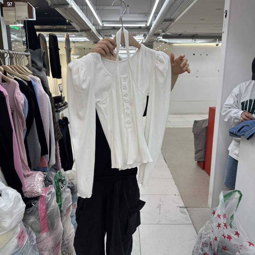 SAGE BRUSH韓國東大門直郵女士新款職業時尚26春夏長袖T恤SAGE BRUSH長袖T恤