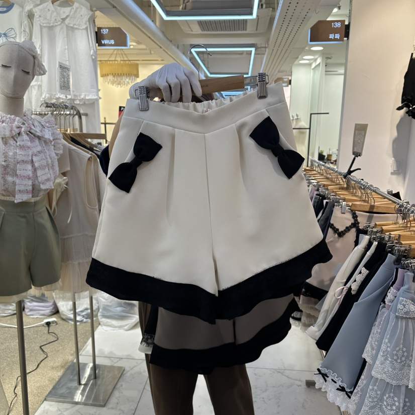 PAPA韓國東大門代購女士新品時尚職業人氣休閑26春夏短褲Papaine/HALMADE短褲