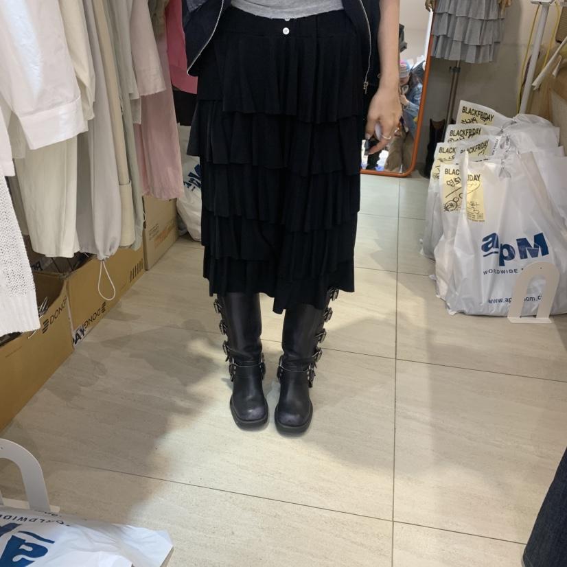 BLACKFRIDAY韓國東大門代購女士新品休閑26夏季半身裙中短裙BLACK FRIDAY半身裙/中短裙