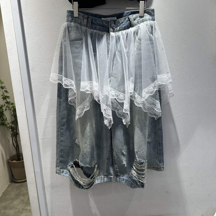 BELITA韓國東大門直郵女裝新款熱賣26夏季推薦職業牛仔褲BELITA牛仔褲