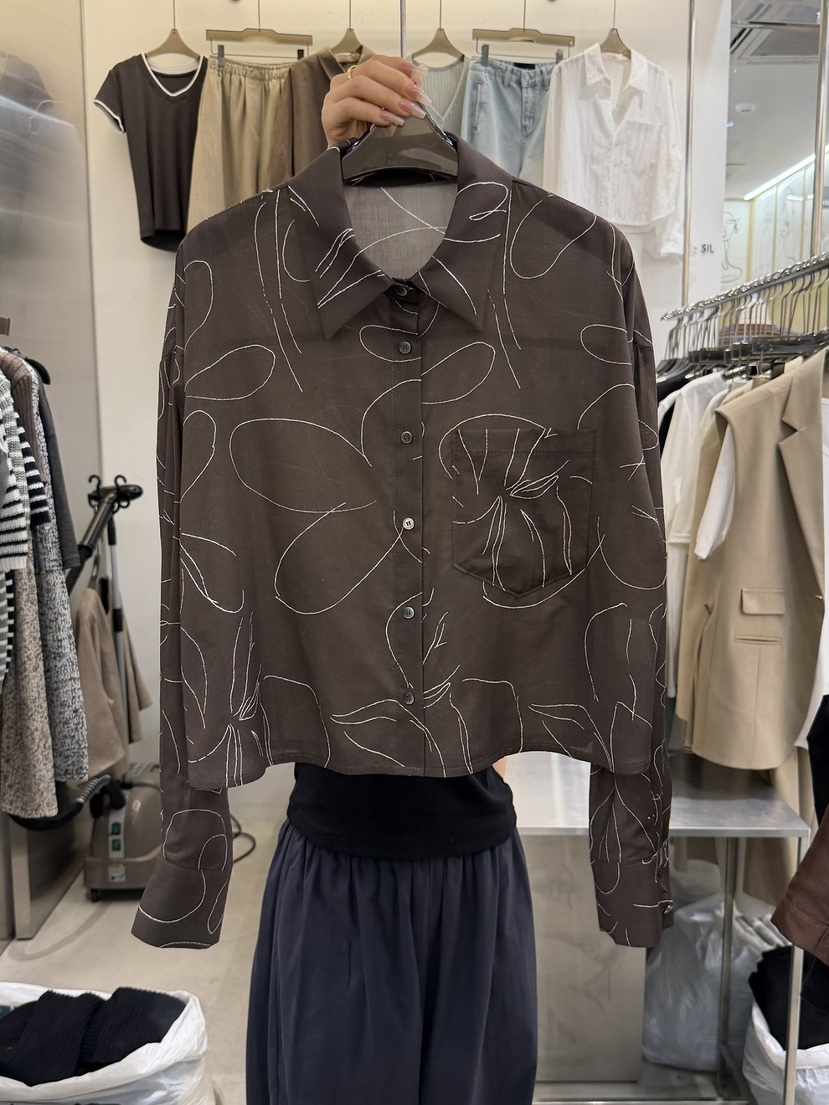 THE SIL韓國直郵實拍女士新款熱賣26夏季人氣襯衫蕾絲衫THE SIL/1 2ILLY襯衫/蕾絲衫