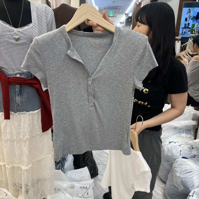 BEEN-A韓國東大門直郵女士新款熱賣26夏季休閑26春夏T恤BEEN-AT恤