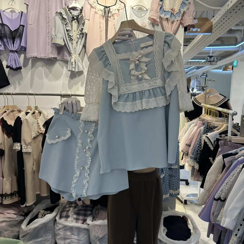 PAPA韓國代購女裝新品職業熱賣休閑推薦人氣時尚26春夏套裝Papaine/HALMADE套裝