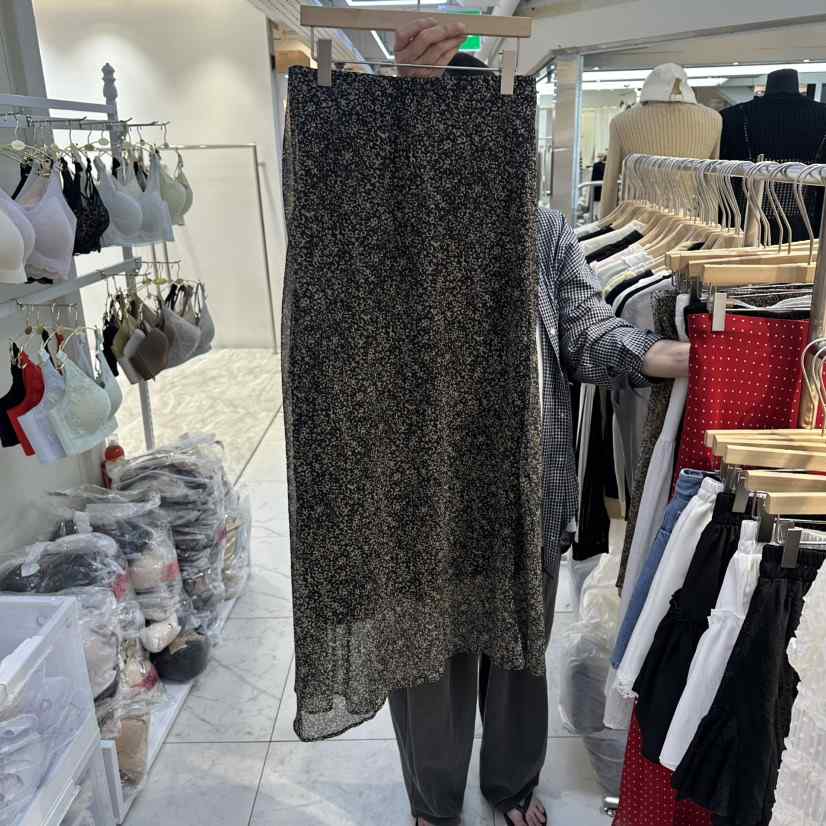 AKRA BY ART東大門實拍韓國女裝新品職業26春夏長裙豹紋AKRA BY ART長裙