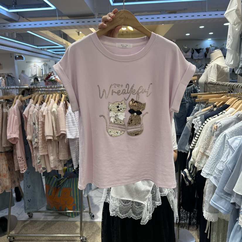 BELITA韓國直郵女裝新品時尚26夏季推薦熱賣26春夏休閑T恤BELITAT恤