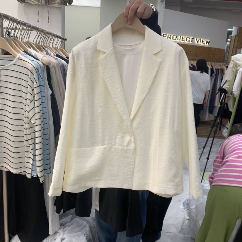 MADEMOISELL韓國直郵女裝新款職業26春夏休閑夾克不含內搭MADEMOISELL夾克