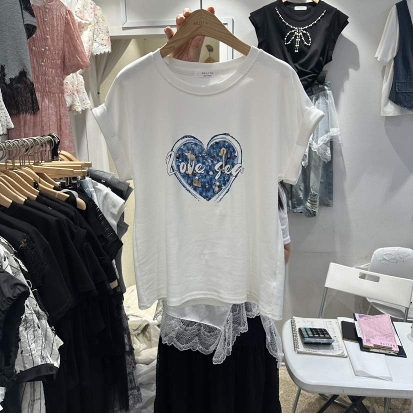 BELITA韓國代購女裝新款26春夏熱賣職業推薦休閑26夏季T恤BELITAT恤