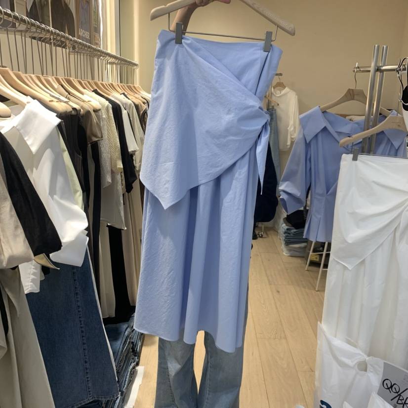 ARCHER韓國直郵女裝新款職業人氣26春夏半身裙中短裙含圍巾ARCHER半身裙/中短裙