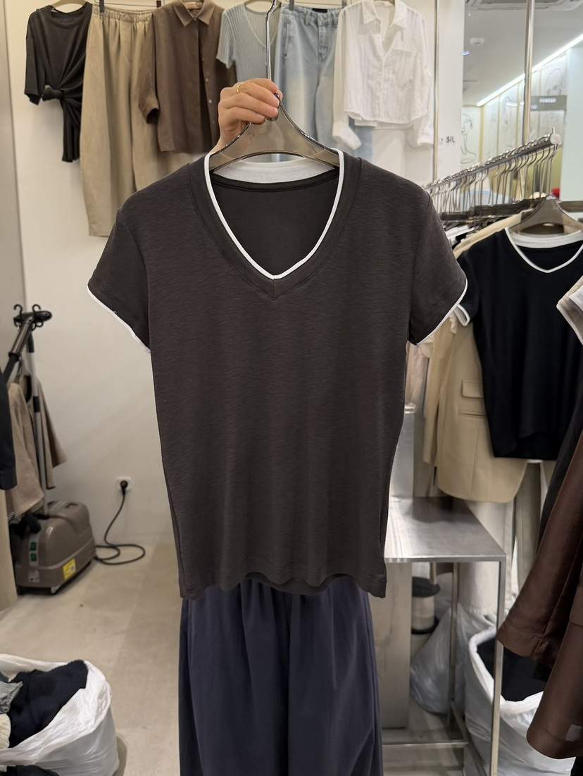 THE SIL韓國東大門直郵女士新款職業26春夏時尚26夏季T恤THE SIL/1 2ILLYT恤