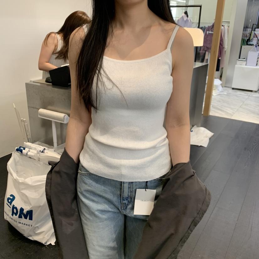 OBJECT韓國東大門直郵女士新品推薦26春夏熱賣休閑吊帶背心OBJECT吊帶/背心