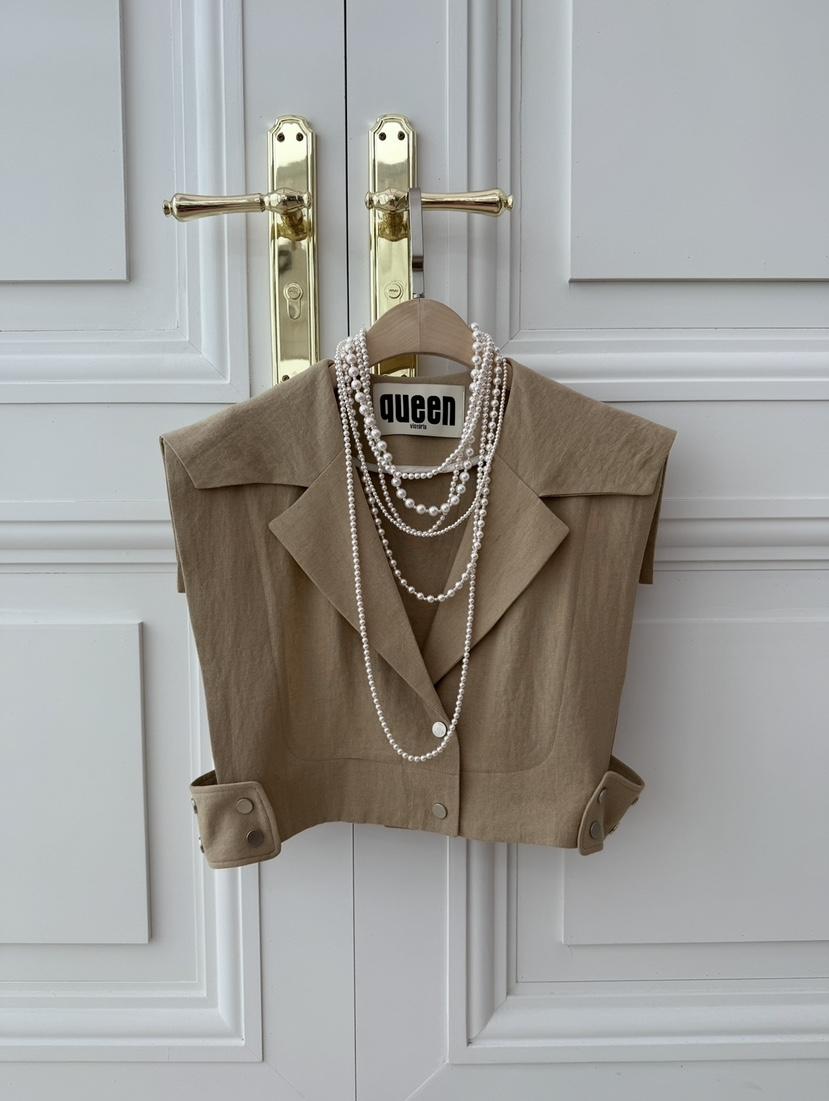 JENNY 1976韓國直郵女裝新款26春夏推薦馬甲不含配飾亞麻JENNY 1976馬甲