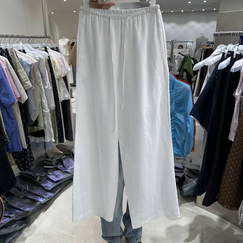 BENE東大門代購女裝新品真品職業休閑推薦人氣休閑褲亞麻BENE休閑褲