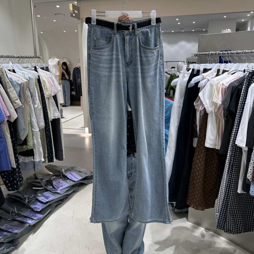 BENE東大門代購女士新款人氣職業休閑26春夏牛仔褲不含腰帶BENE牛仔褲