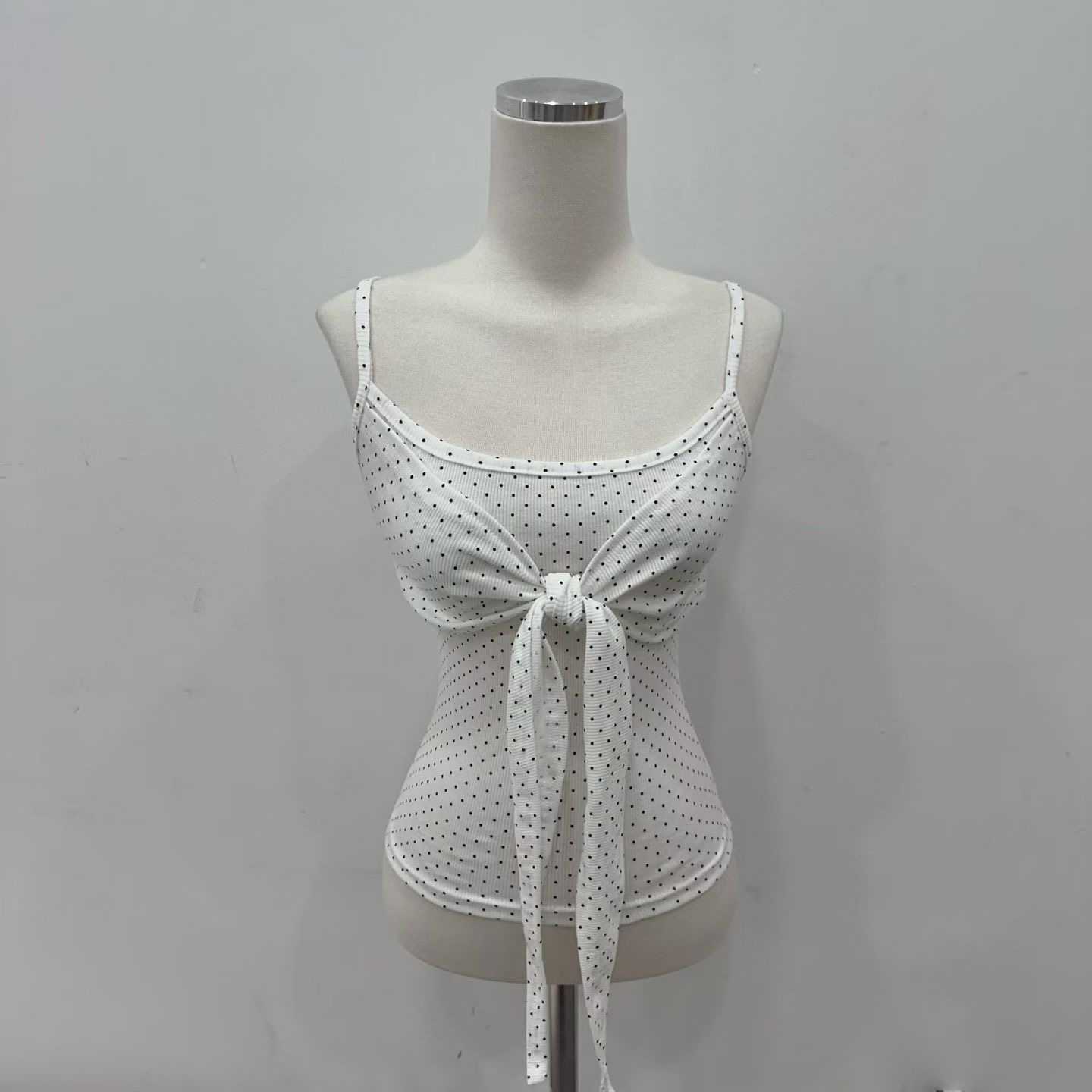 ISABELLA韓國直郵女裝新品職業時尚26春夏真品吊帶背心圓點ISABELLA吊帶/背心